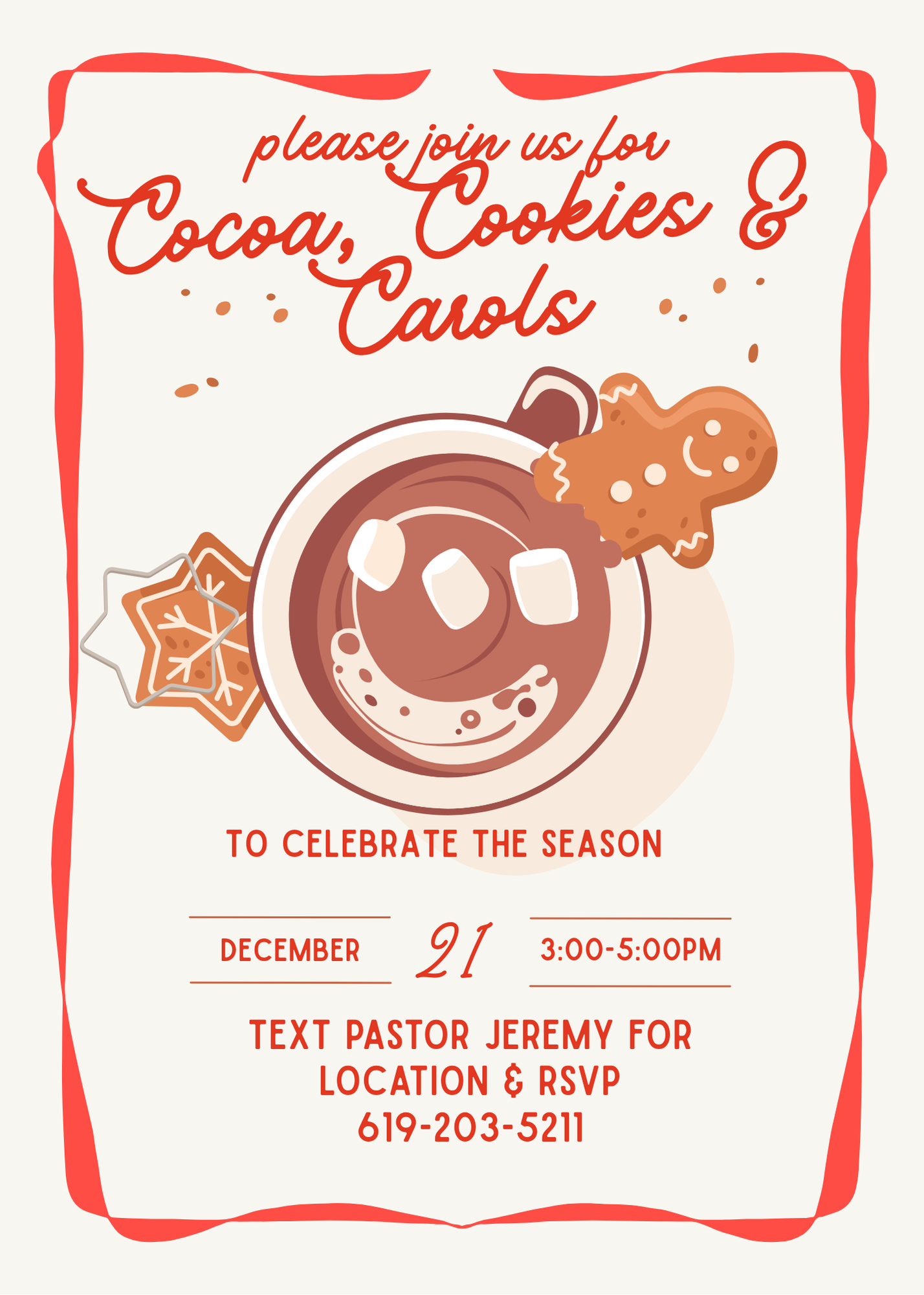 Dec 21: Cocoa, Cookies, & Carols