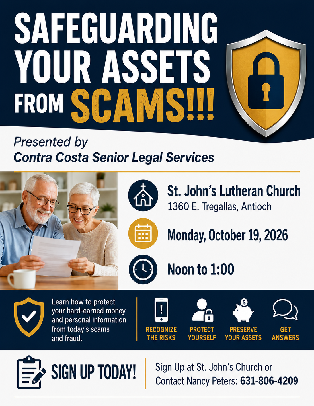 OCT 11: Safeguarding Your Assets From Scams
