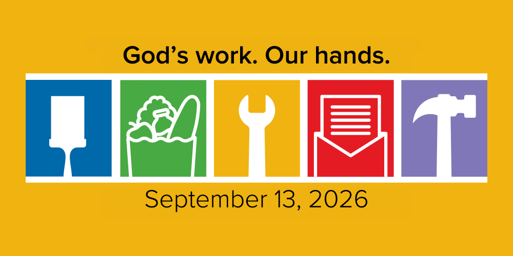 September 13: God’s Work Our Hands Sunday